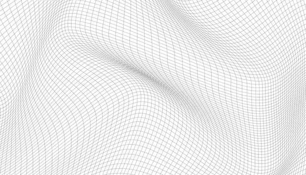 Superficie ondulada dinámica de textura monocromática de onda distorsionada