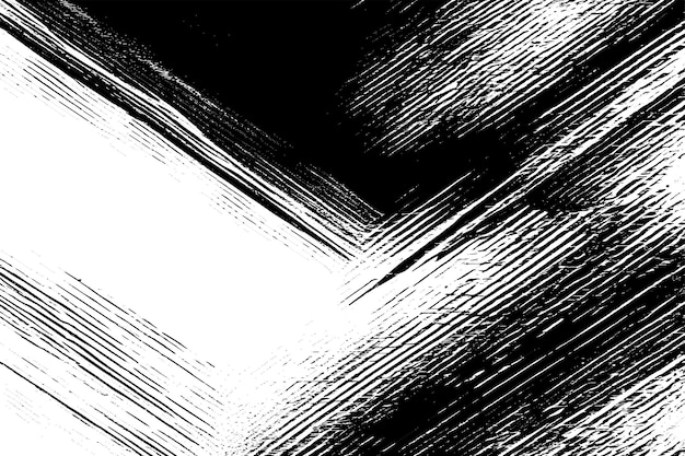 superposición negra monocromática textura grunge en fondo blanco imagen vectorial textura de fondo