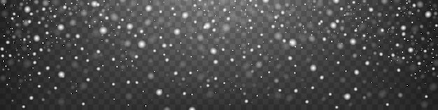 Superposición de nieve Fondo de nieve Ilustración vectorial