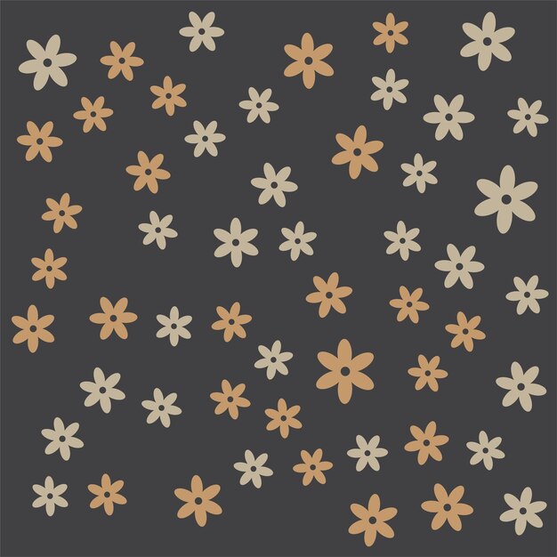 superposición patrón floral abstracto fondo patrón de fondo de pequeño lecho de flores