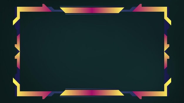Superposición de transmisión gratuita Neon Border