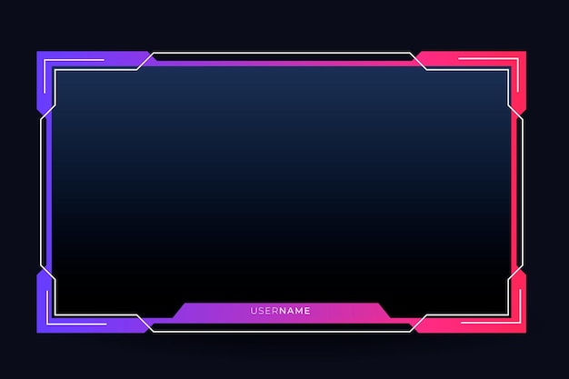 Superposición de transmisión de Twitch superposición de cámara frontal fuera de línea a partir de pronto paneles de contracción