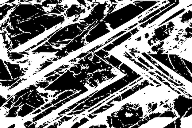 superposición de vector de textura oscura ilustración sucia desestresada de textura en blanco y negro