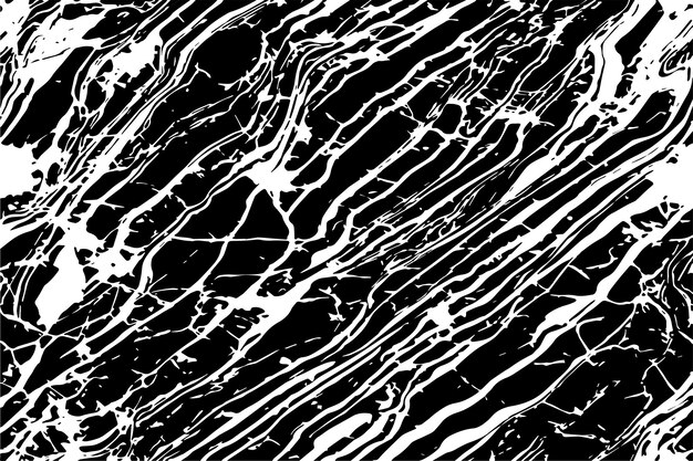 superposición de vector de textura oscura ilustración sucia desestresada de textura en blanco y negro