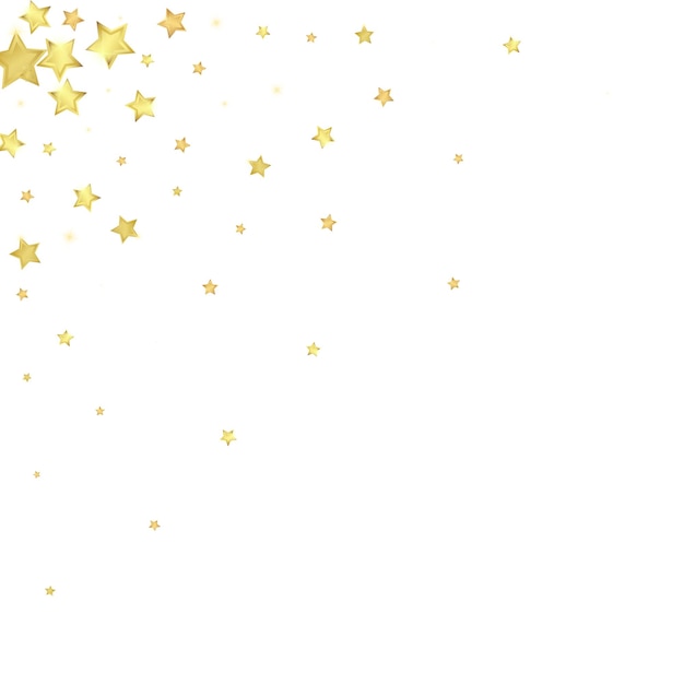 Superposición de vectores de estrellas mágicas Estrellas doradas dispersas
