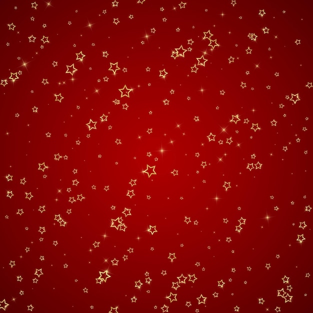 Vector superposición vectorial de las estrellas de navidad