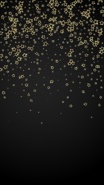 Vector superposición vectorial de estrellas de navidad