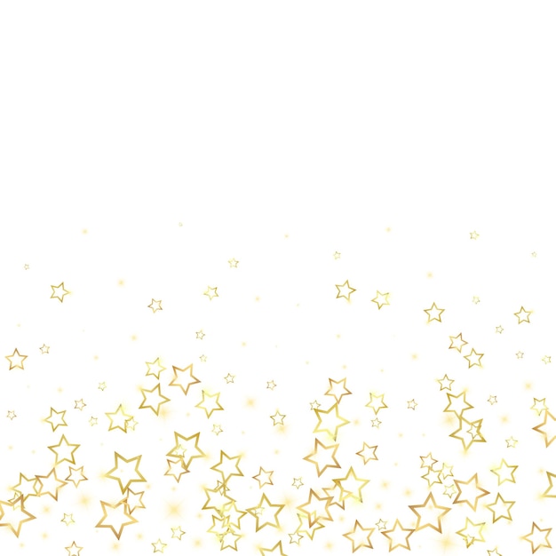 Vector superposición vectorial de estrellas de navidad