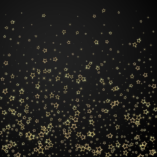 Superposición vectorial de las estrellas de Navidad