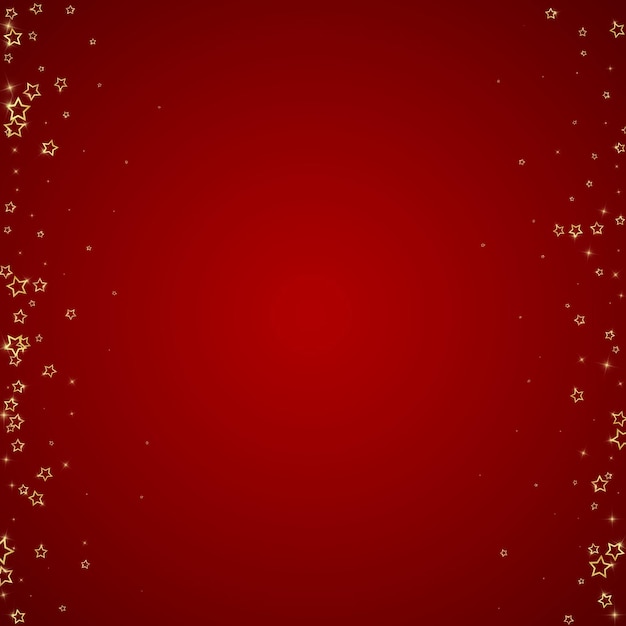 Superposición vectorial de las estrellas de Navidad