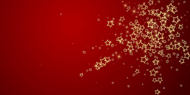 Superposición vectorial de las estrellas de Navidad