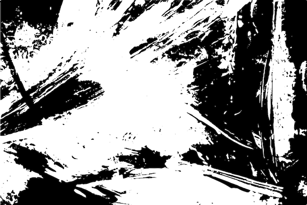 Superposición vectorial de grunge Negro y blanco textura de grunge áspera Fondo monocromo arte de grunge negro