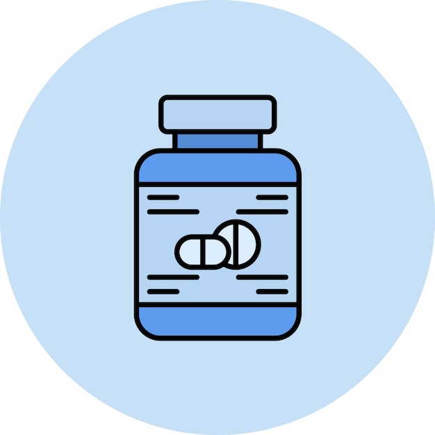 Suplementos Ilustración plana