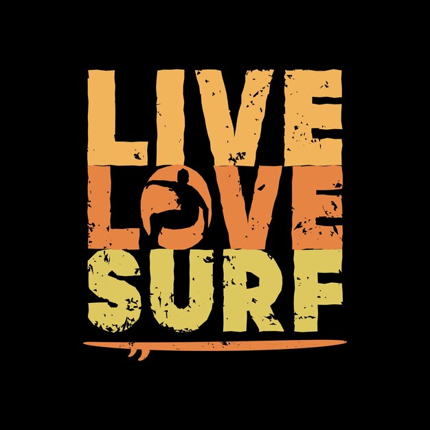 Vector surf elegante camiseta y ropa diseño abstracto vector impresión tipografía cartel