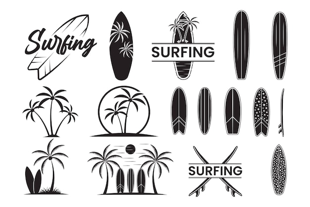 Surf Vector Tabla de surf Ilustraciones Tabla de surf clip art Surf Tabla de surf Surf