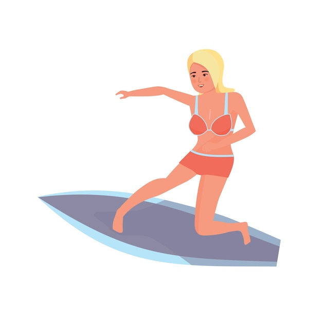 Surfista con tabla de surf de pie cabalgando sobre las olas del océano Viajes de surf