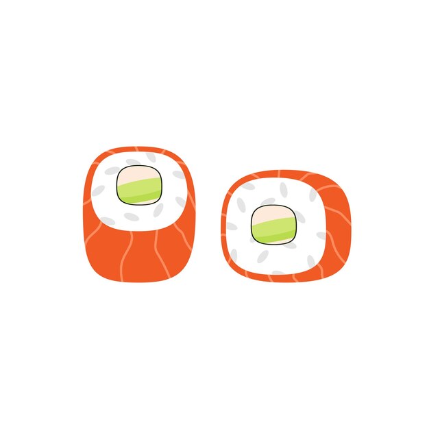 Sushi chino tradicional comida asiática