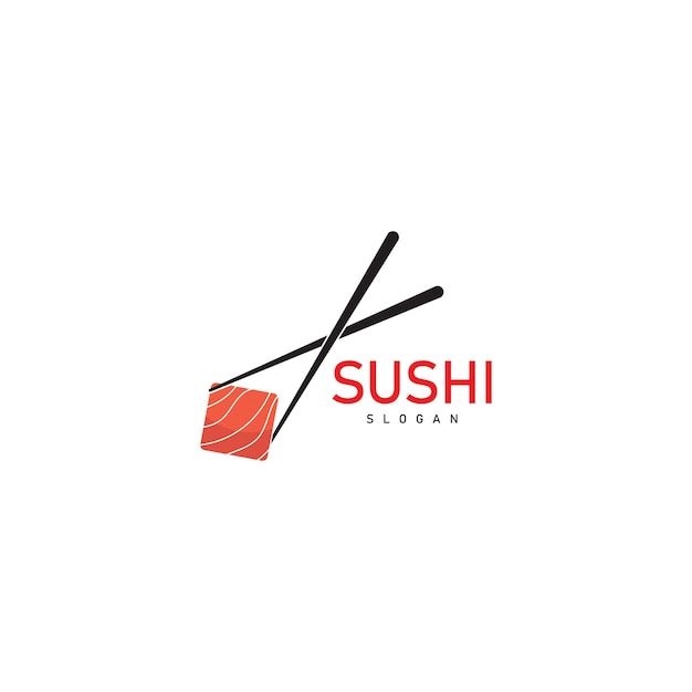 Sushi logo comida japonesa comida asiática restaurante icono