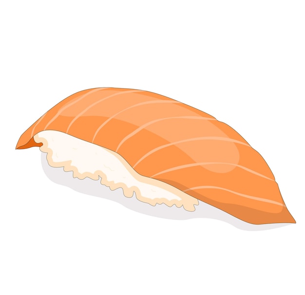 Sushi. Nigiris con salmón