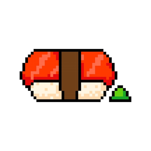 Sushi de Pixel Art, sushi de 8 bits.