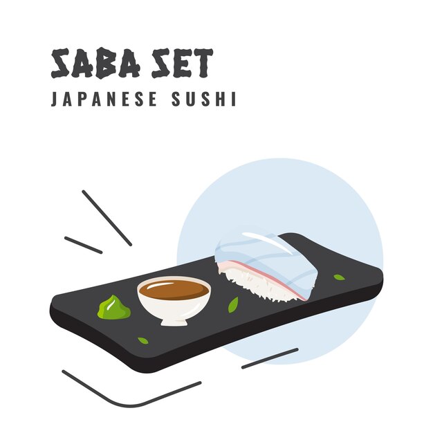 Sushi Set Comida Tradicional Japonesa