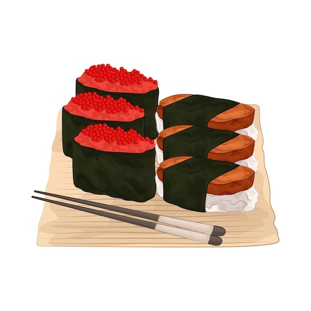 El sushi.