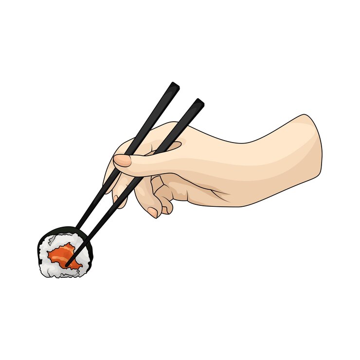 Vector el sushi.