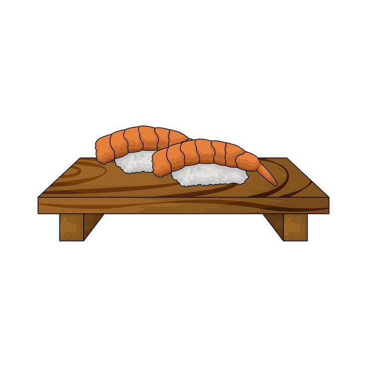 Vector el sushi.