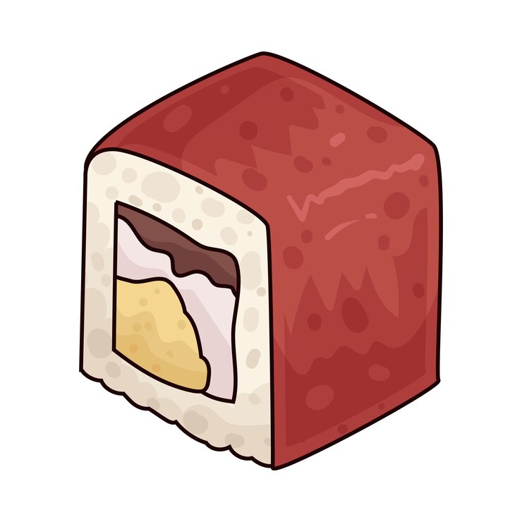 Vector el sushi.