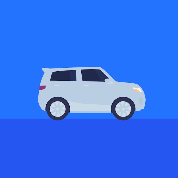 Suv coche icono vector plano