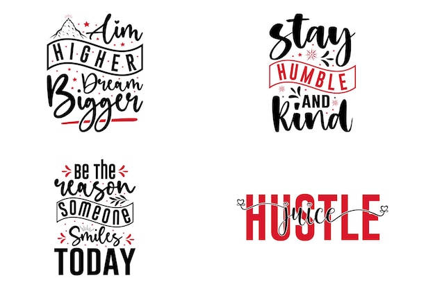 Vector svg motivacional cotiza tipografía camisas inspiradoras