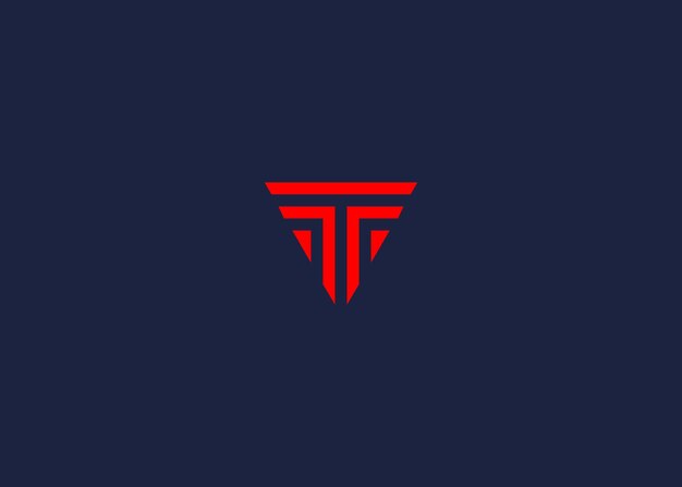 t diseño de icono de logotipo diseño vectorial de plantilla de letra inspiración