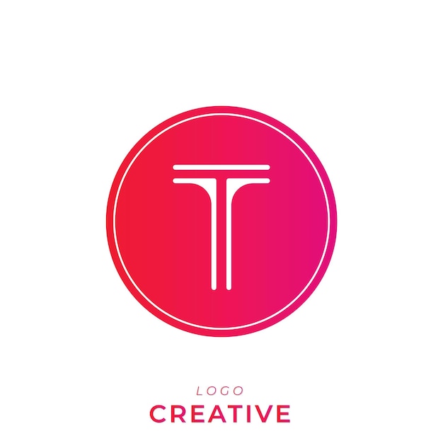 T Diseño de logotipo de marca diseño de logotipo creativo diseño de logotipoclásico diseño de logotipo vectorial monograma de logotipo