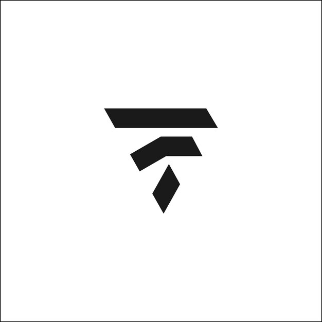 T logo iniciales diseño aislado vector ilustración