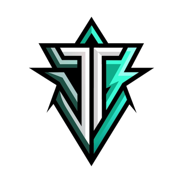 T o una combinación de letras logotipo ilustraciones vectoriales únicas en fondo blanco