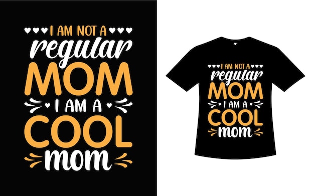T-shirt del día de la madre Diseño de imagen vectorial Diseño de la camiseta del día de las madres