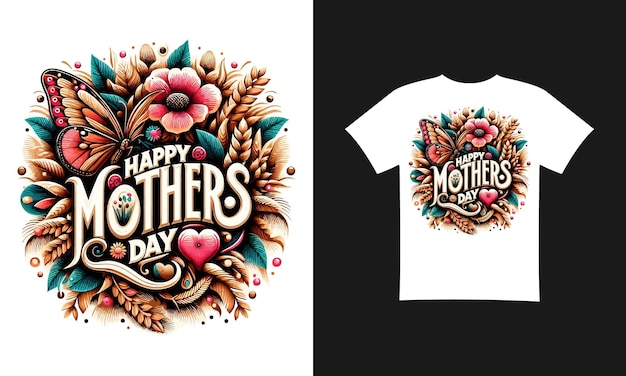 Vector t-shirt para el día de la madre diseño