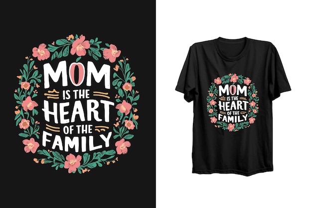 T-shirt de diseño de tipografía vectorial para el día de la madre