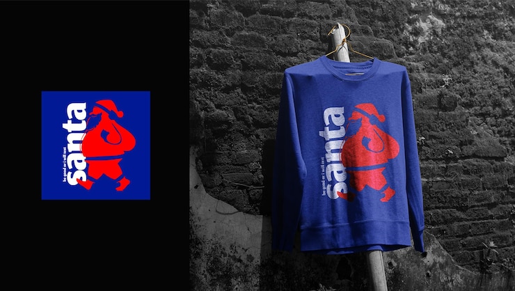 Vector t-shirt de navidad diseña ropa festiva y creativa para las fiestas