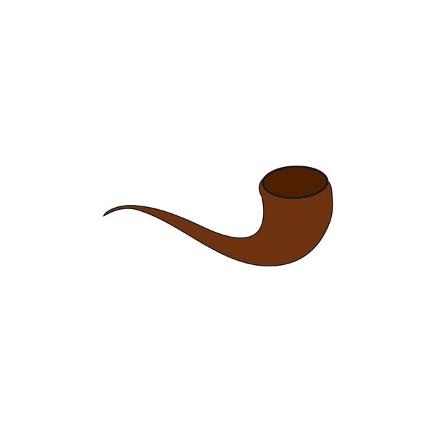 tabaco de pipa vector