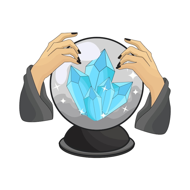 Vector tabla 2 25 bola de cristal
