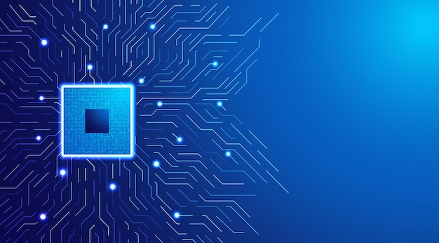 Tabla base chip digital antecedentes de la placa de circuito concepto futurista antecedentes de tecnología de alta tecnología
