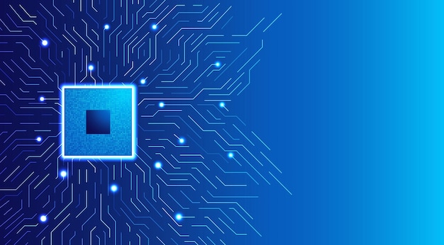 Tabla base chip digital antecedentes de la placa de circuito concepto futurista antecedentes de tecnología de alta tecnología