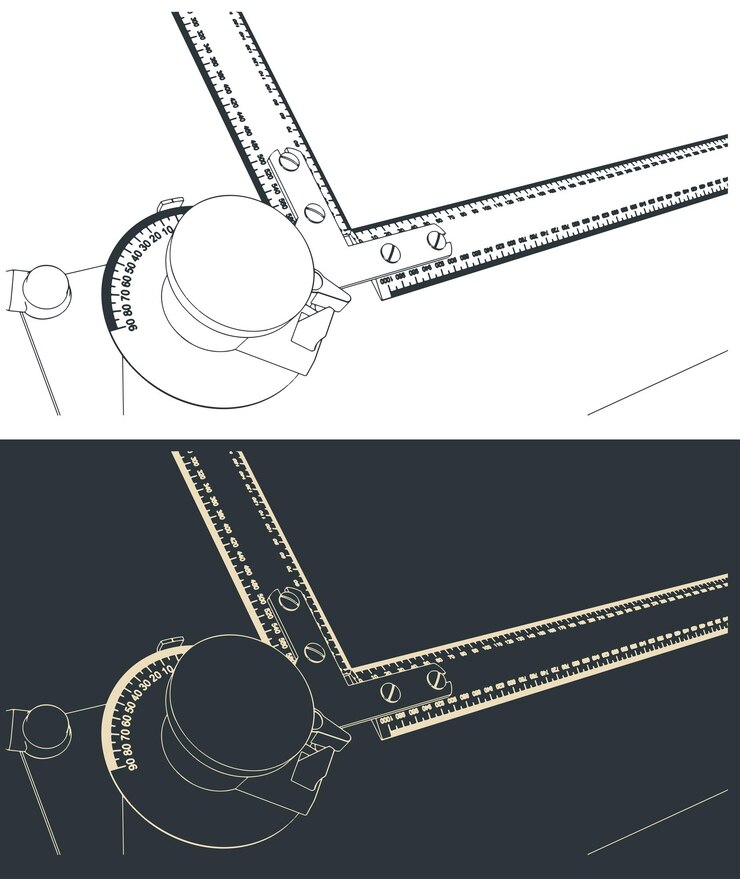 Vector tabla de dibujo técnico