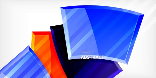 Tabla de diseño de composición creativa de fondo de placas de formas 3D redondas