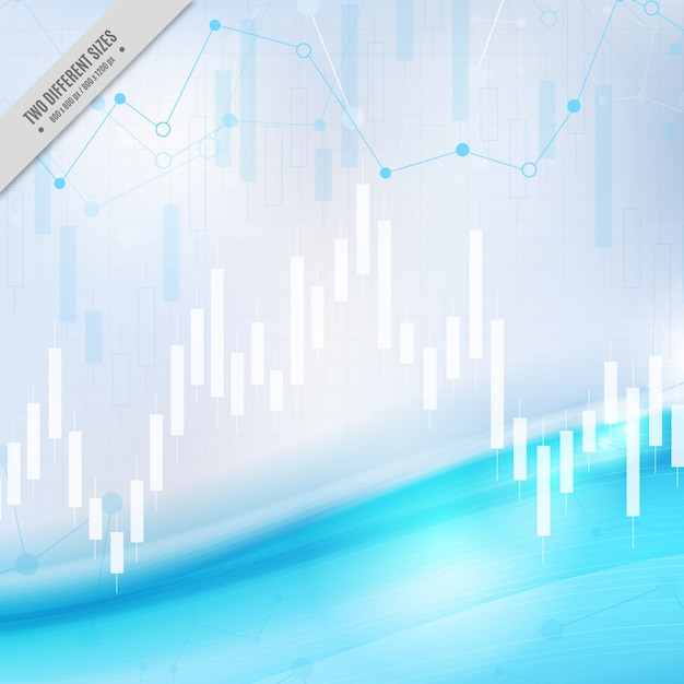 Vector tabla de gráfico de vela de comercio de inversión bursátil.