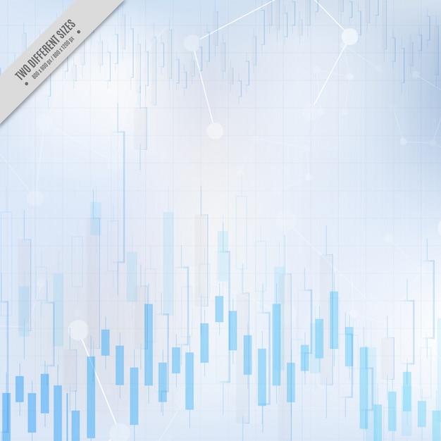 Vector tabla de gráfico de vela de comercio de inversión bursátil.