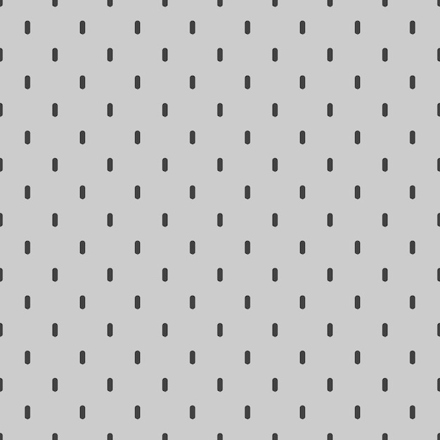 Tabla de peg material de fondo de textura perforada con agujeros ovalados tabla de patrón sin costura vectorial
