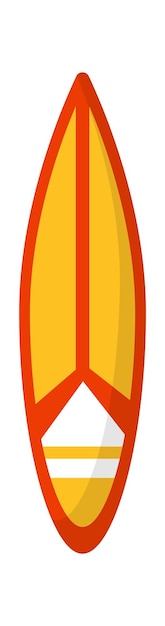 Tabla de surf Extreme Sport Vector ilustración