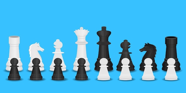 tablero de ajedrez y juego de piezas de ajedres